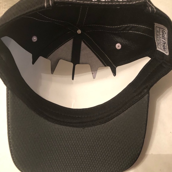 Golf Pride Adjustable Hat NWOT Black - Picture 3 of 4